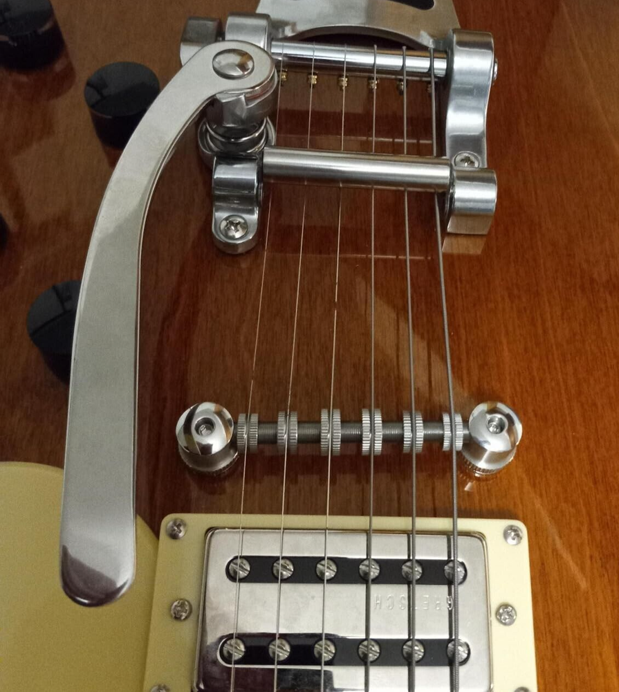 Adjustable Roller Guitar Bridge Stainless Steel Space Control Electric Guitar