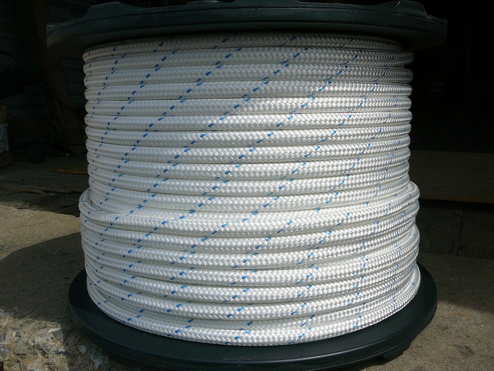 NovaBlue 1/2" X 77' Double Braid Dacron Stable Braid Rigging, Winch, Bull Line