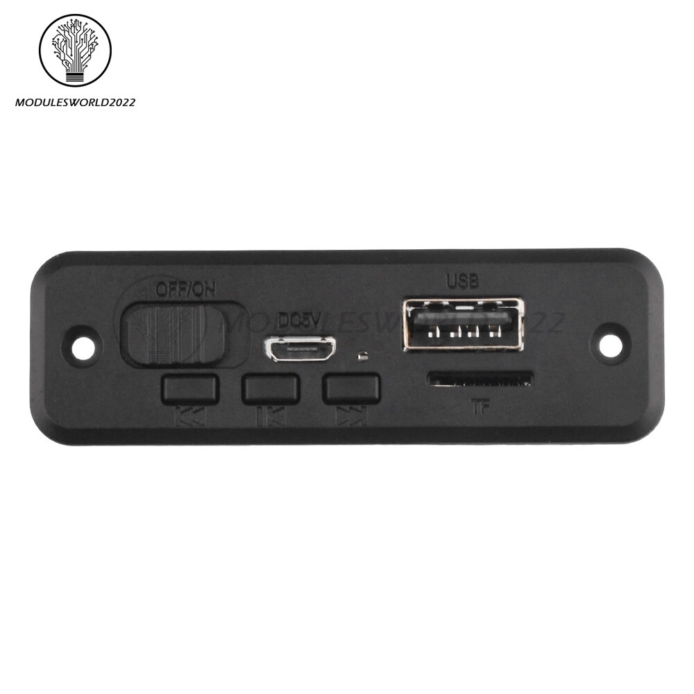 DC5V Bluetooth MP3 Player Decoder Board 2*3W Car Audio Amplifier Module FM Radio