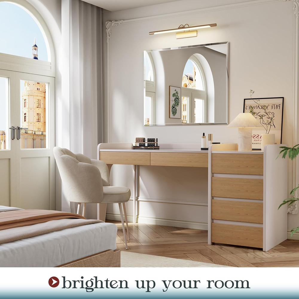 Frameless Beveled Bathroom Mirror 30"x36" - Versatile Wall Mount Design