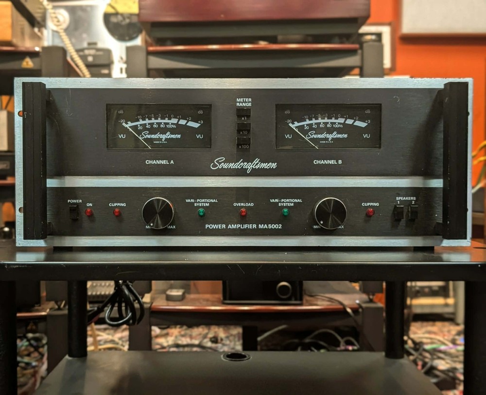 Soundcraftsman MA-5002 Power Amplifier Pro Tested
