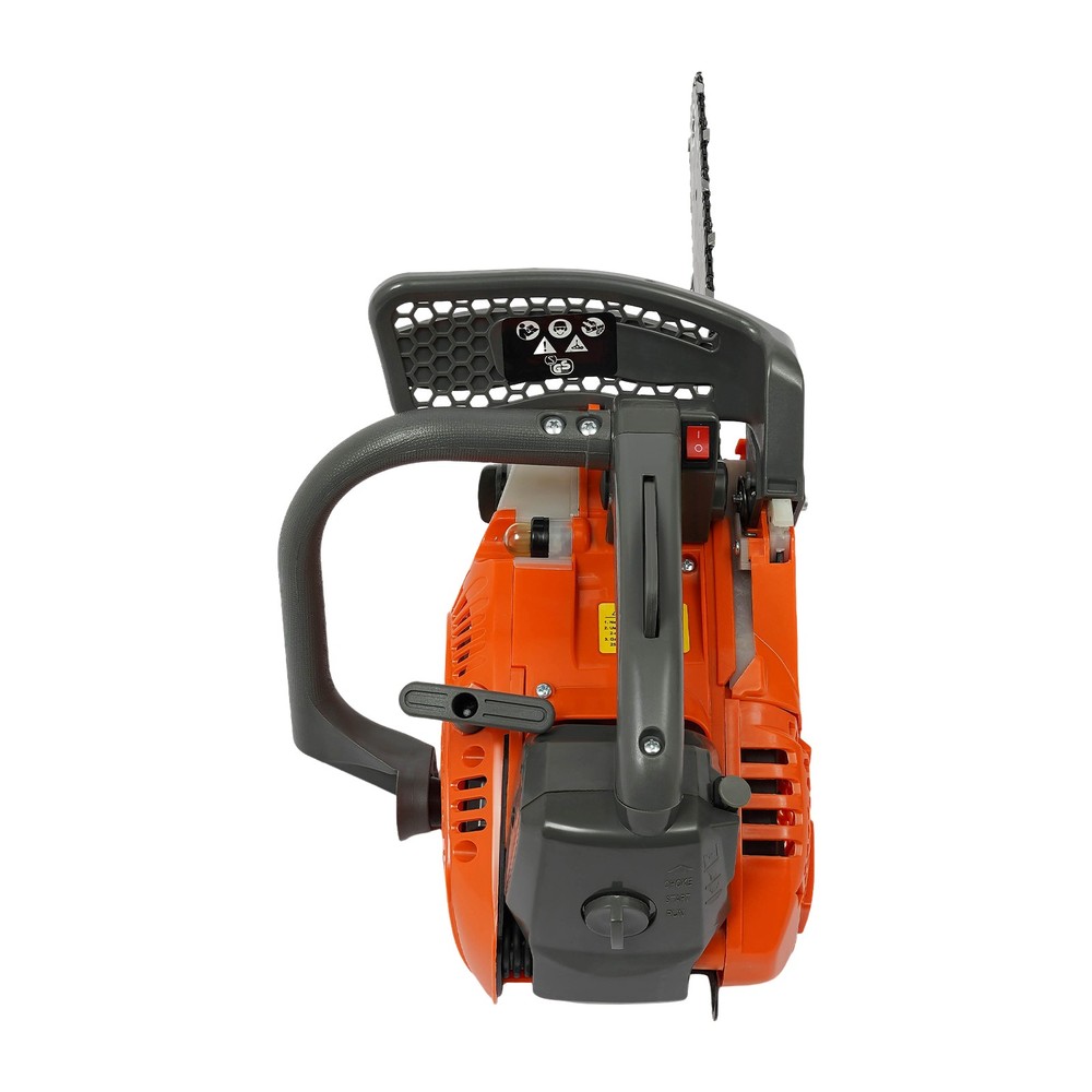 25.4cc 2-Stroke Petrol Powered Engine Chainsaw Top Handle Chainsaw Manual Start