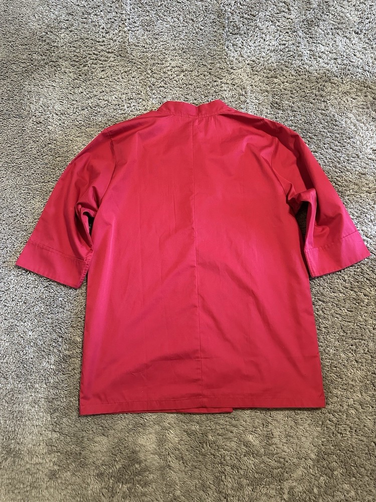 Pizza Hut ChefWorks Morocco double-breasted chef coat size medium
