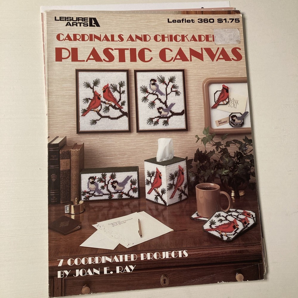 Vtg LOT OF 7+ Plastic Canvas BIRD LOVERS Projects Booklets Leaflets Patterns