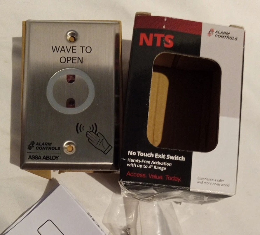 Alarm Controls Nts-1 Exit Motion Sensor,Single Gang,Silver