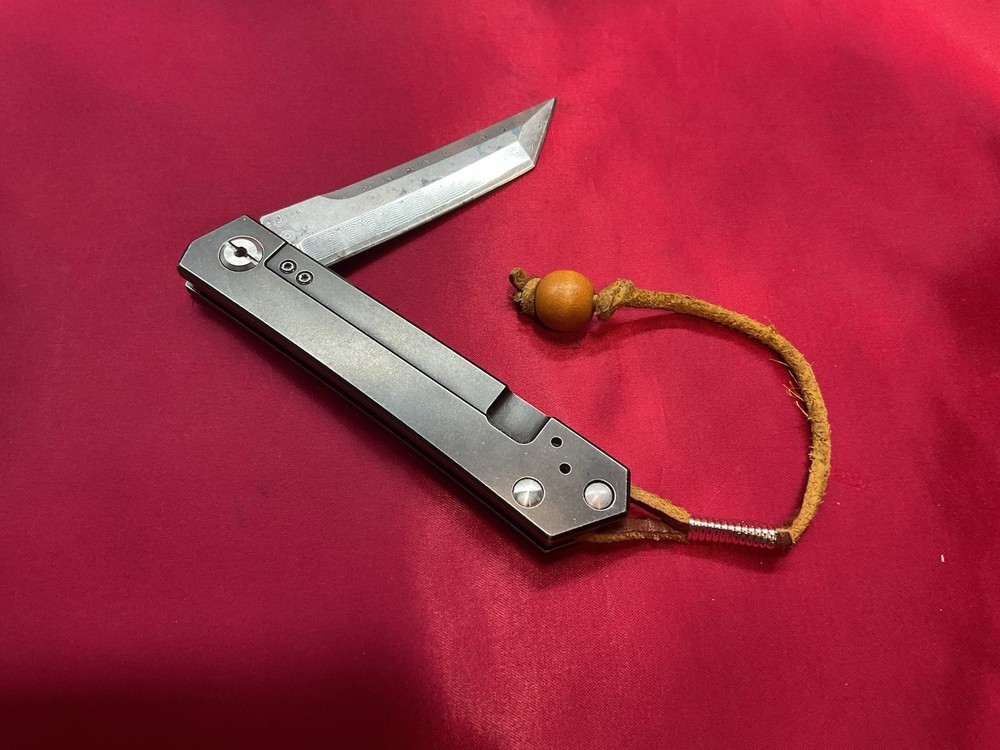 Tactical Gear Damascus Tanto Folding Knife