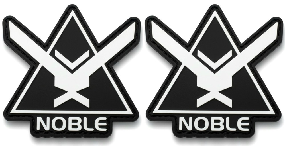 Noble Team Halo Reach PVC Rubber Patch | 2PC  HOOK BACKING   3"x3.5"