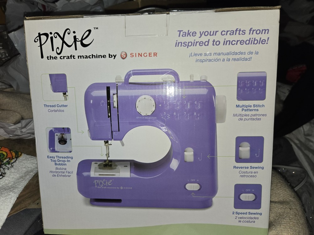 SINGER Pixie The Craft Machine by Singer Purple Sewing Machine NEW