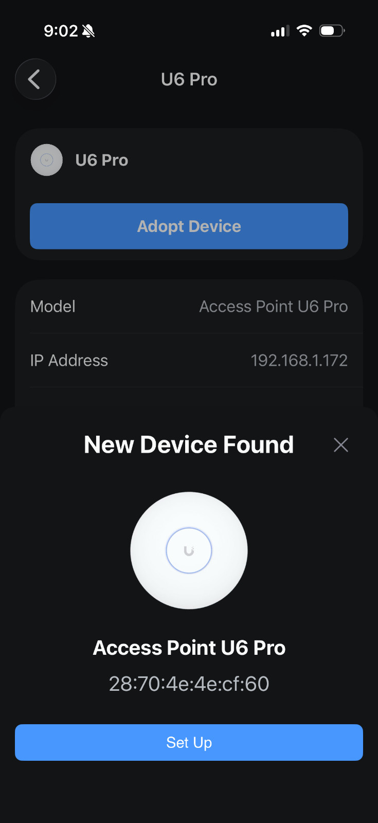 Ubiquiti UniFi U6-PRO WiFi 6 Access Point