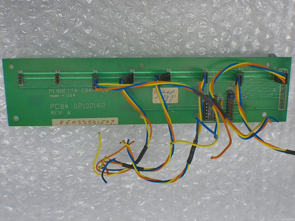 PERRETTA GRAPHICS 02100142 CIRCUIT BOARD UNMP