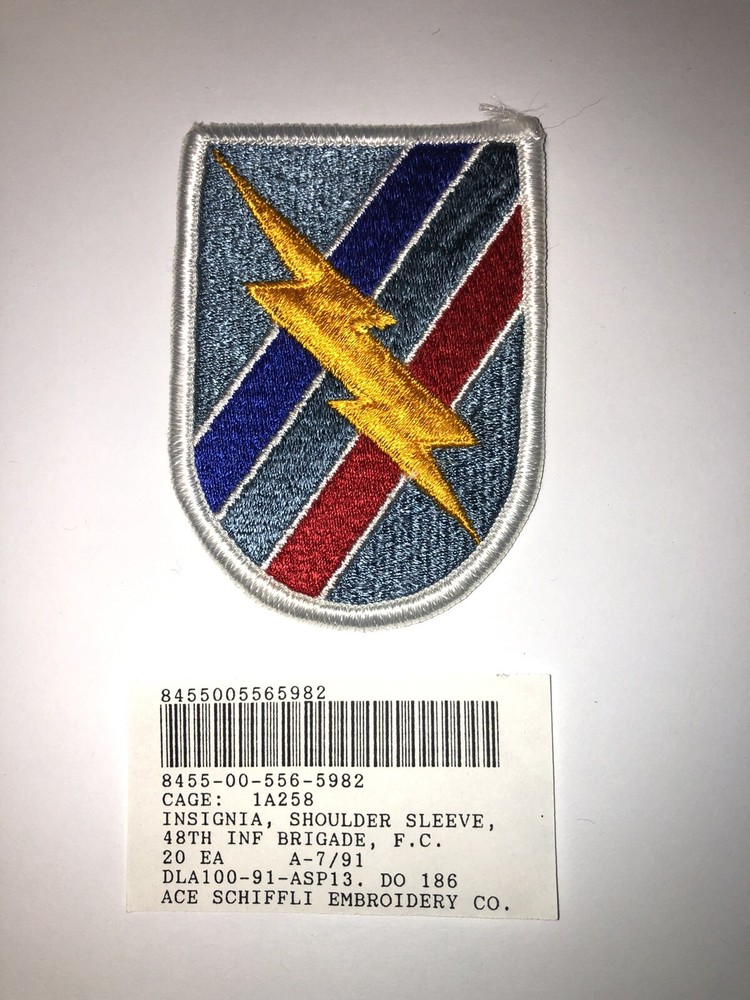 48th Infantry Brigade U.S. Army Shoulder Patch Insignia