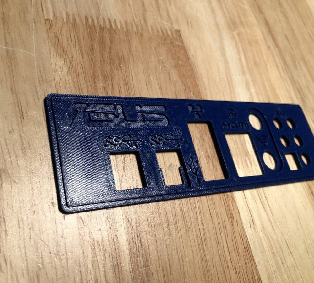 ASUS PRIME B550-PLUS AC-HES Replacement I/O Shield (3D Printed)