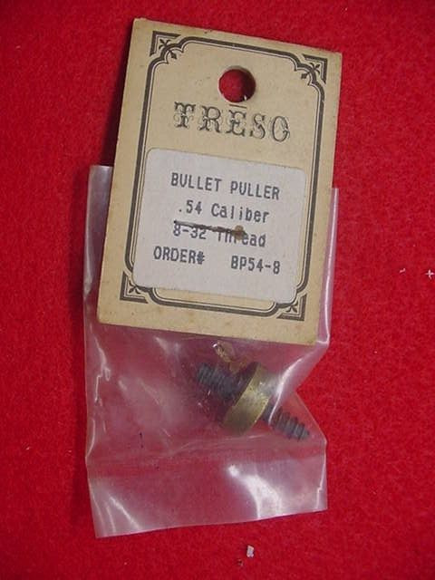 Tresso-.54 Caliber Bullet Puller  - 8-32 Thread- New !