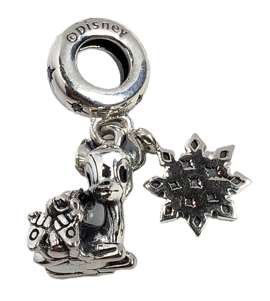 Authentic Pandora Charm, Disney Bambi and Thumper Dangle, #799647C01
