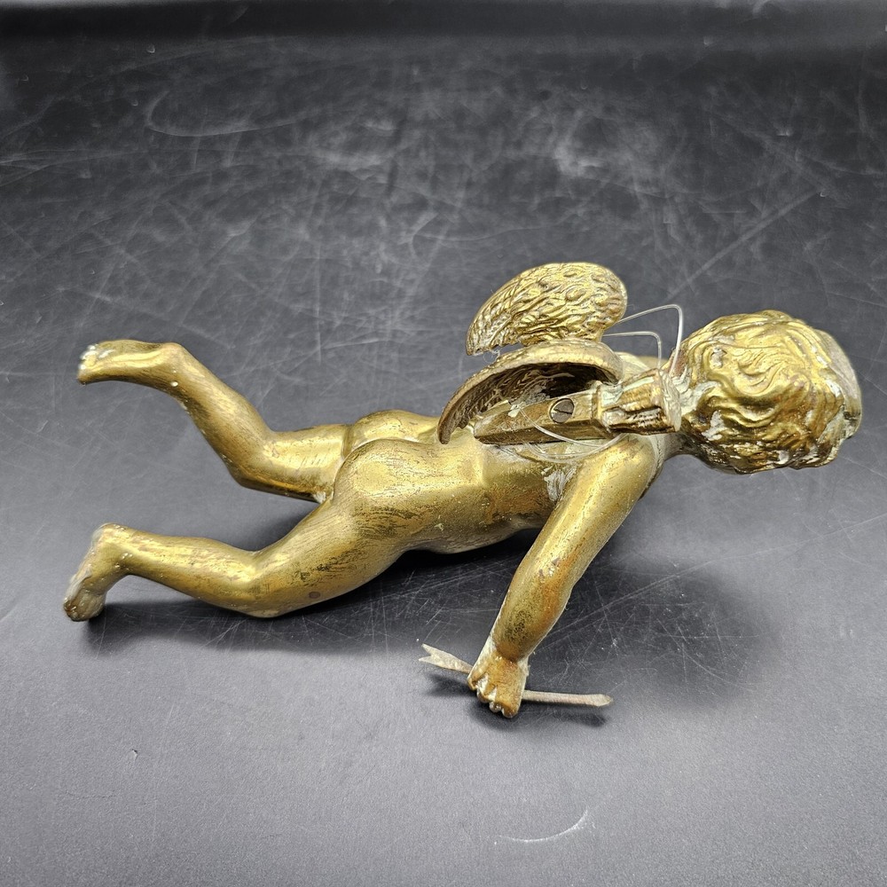 Solid Brass Cupid Architectural Salvage 7"