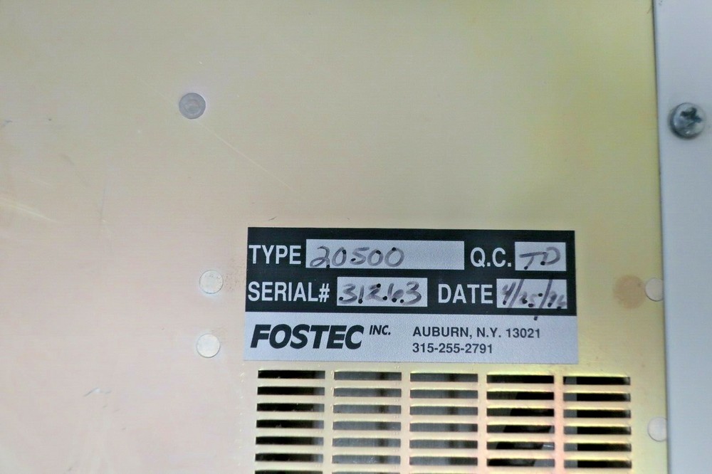 Fostec 20500 Fiber Optic EKE Light Source - 18486