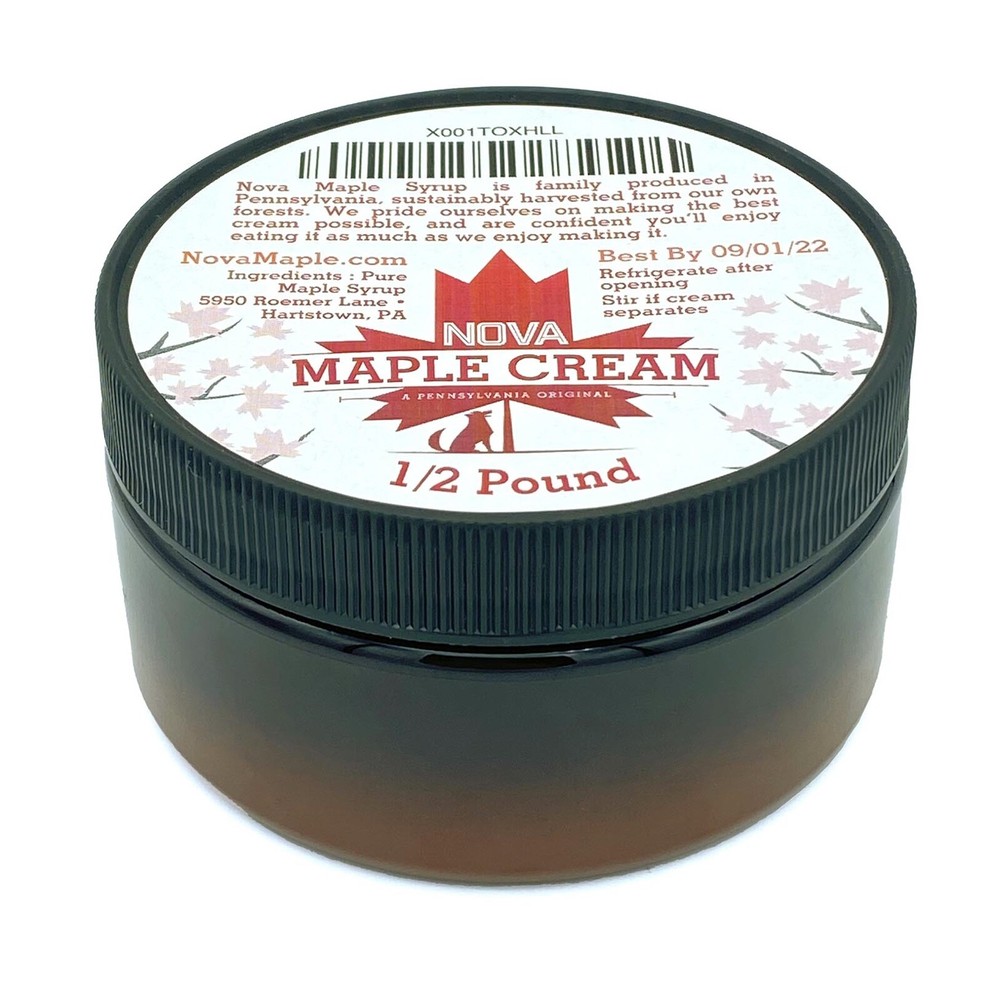Nova Maple Cream - Pure Grade-A Maple Cream Butter Spread