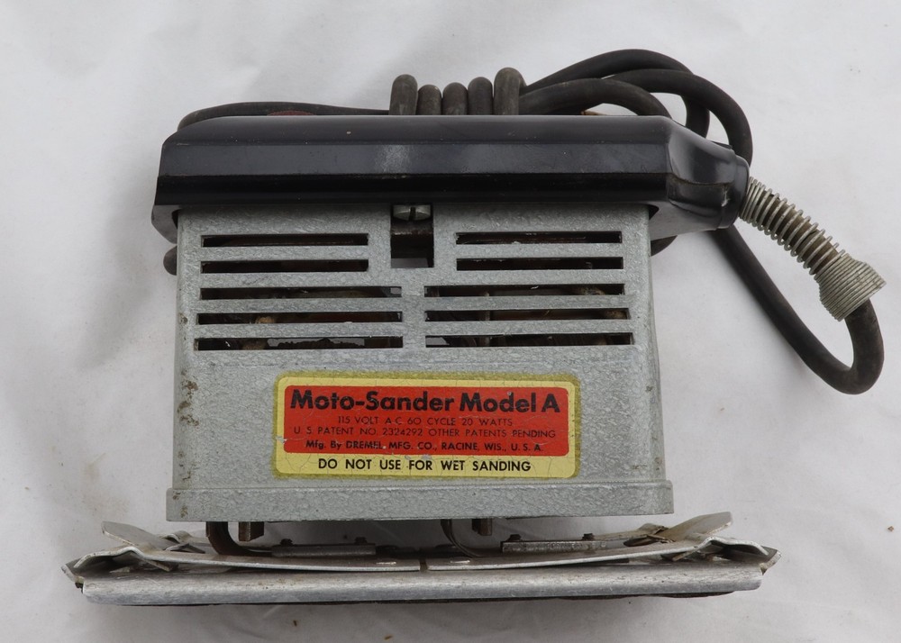 VINTAGE DREMEL MOTO-SANDER MODEL A