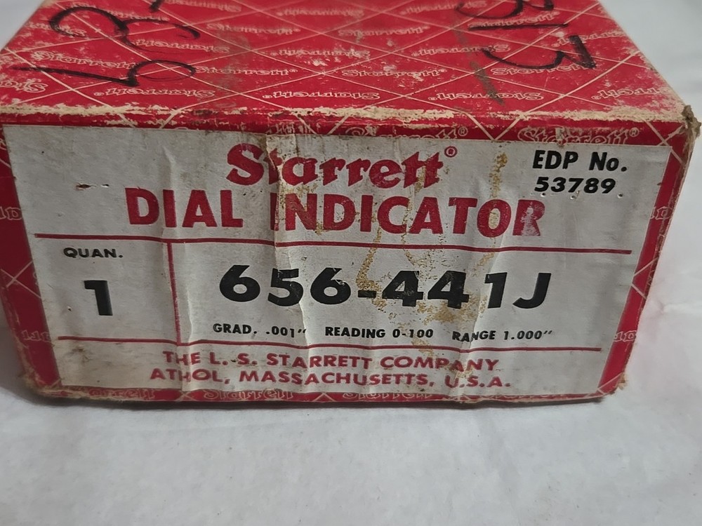 STARRETT 656-441J Dial Indicator EDP# 53789