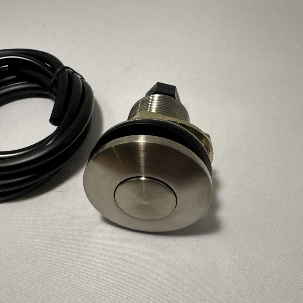 Premium Brushed Nickel Solid Metal Garbage Disposal Air Switch