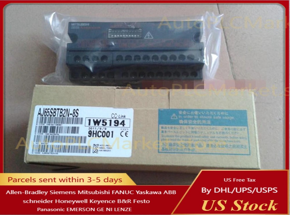 NEW MITSUBISHI AJ65SBTB2N-8S CC-Link System Small Type Remote I/O Module