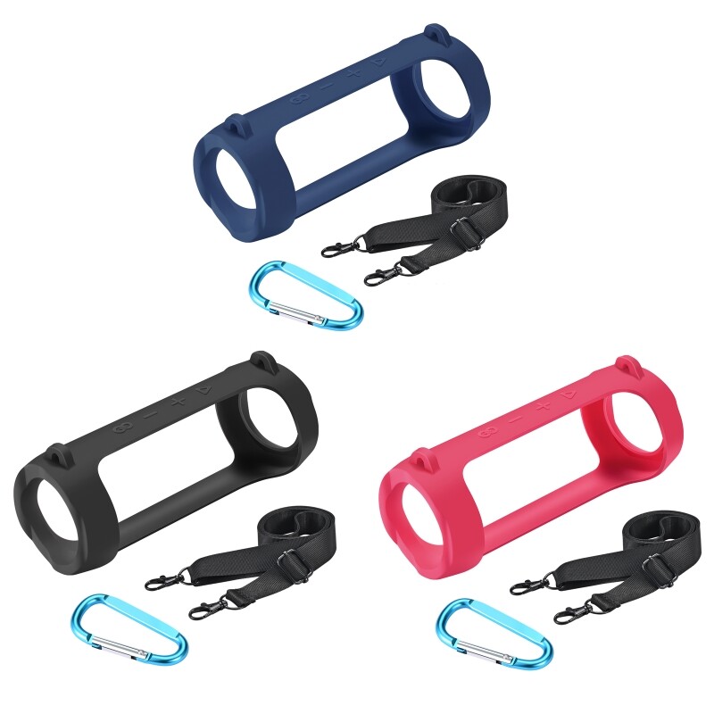 Silicone Protective Skin Cases Covers for Flip 6/5 Speaker with Strap