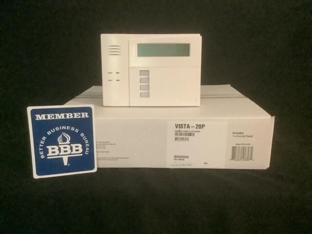Honeywell Vista-20P Panel (Ver. 10.24) & 6160 Keypad - (A+) Rated BBB Company