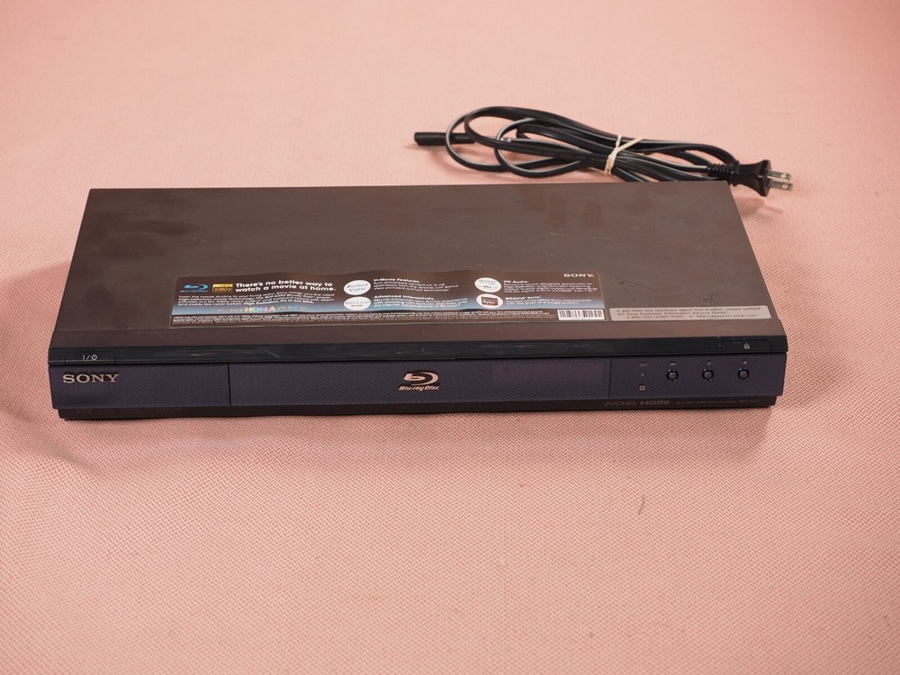 Sony BDP-S350 Blu-Ray Player Tested Working No Remote