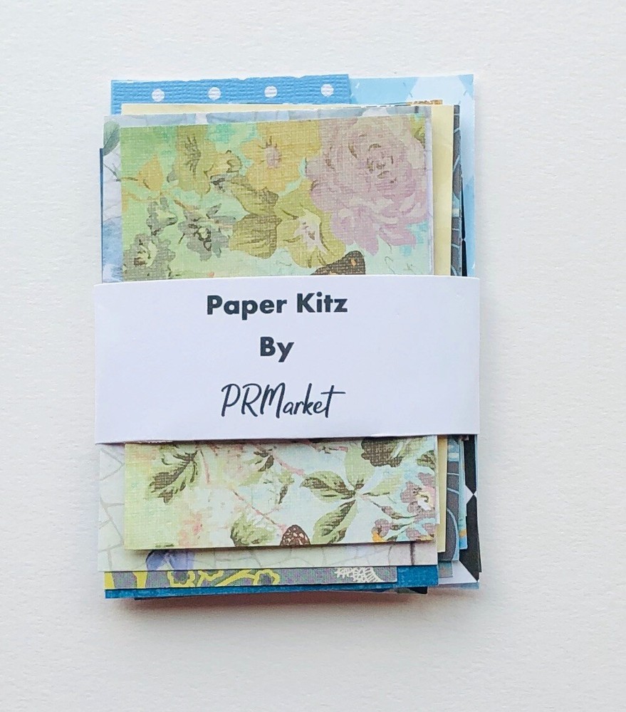 2 Sets Paper Kitz Scrapbook Papers. Each Set 25 Papers For Craft Projects