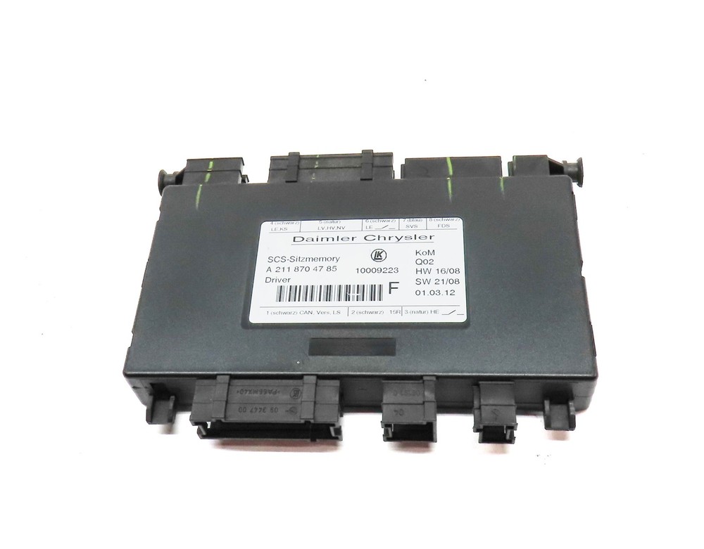2012 MERCEDES GL350 (X164) FRONT LEFT DRIVER SEAT CONTROL MODULE