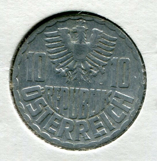 Foreign Coin - Austria - 10 Groschen 1957