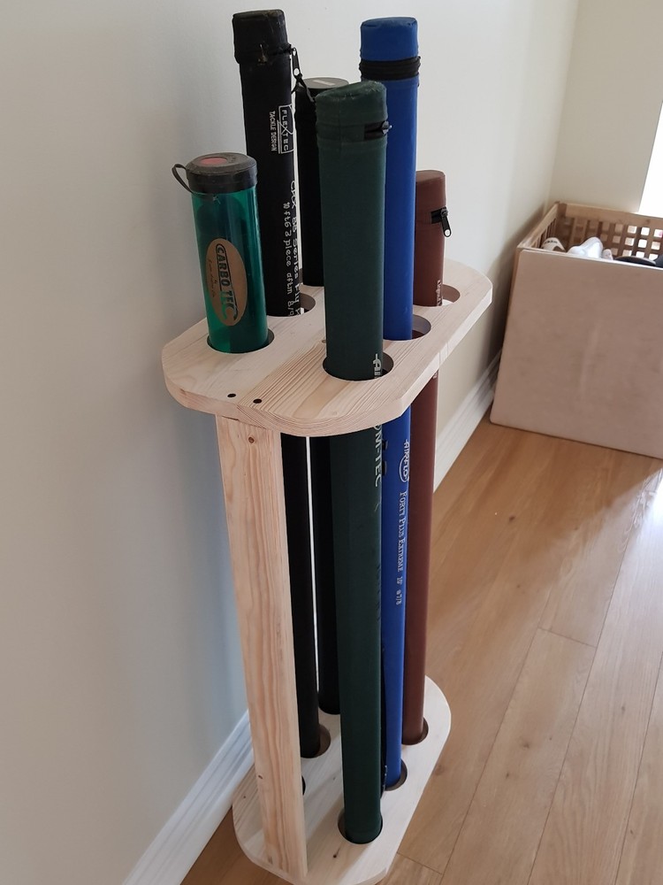 fly fishing rod holder
