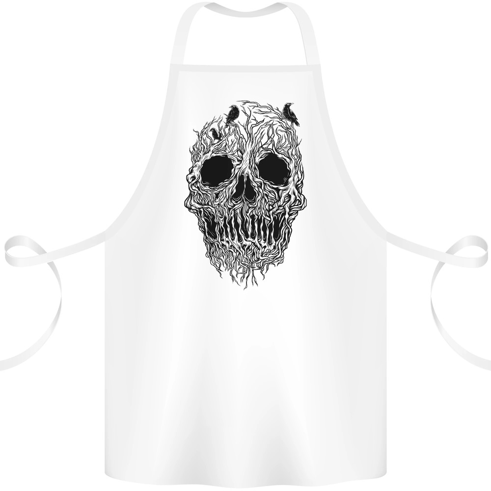 Tree Skull Cotton Apron 100% Organic