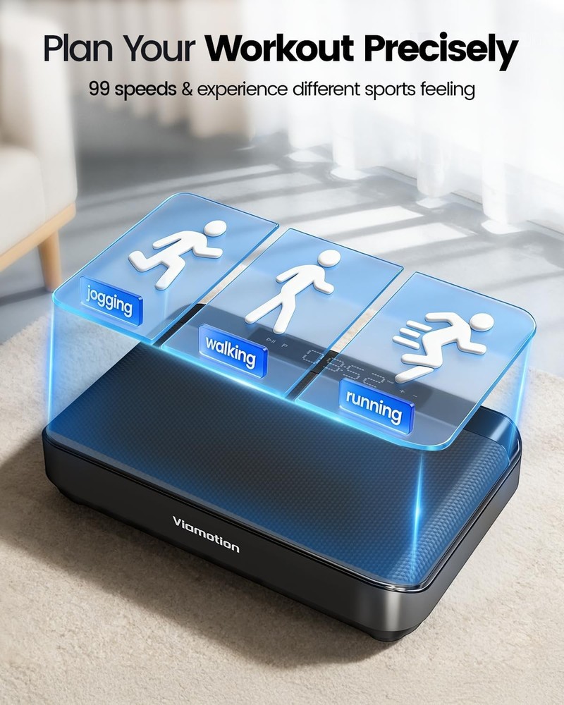 Vibration Plate Exercise Machine, Full Body Vibrating Platform for Lymphatic Dra