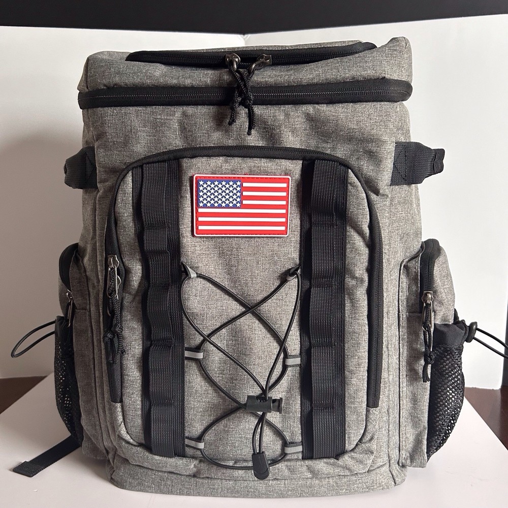 Maelstrom Backpack Cooler Gray Soft Lightweight 35 Can Insulated