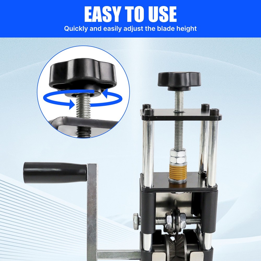 Manual Wire Stripping Machine Drill Powered Hand Crank Wire Stripper Tool 1-25MM