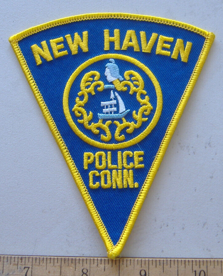 NEW HAVEN   CONNECTICUT  POLICE FABRIC   PATCH