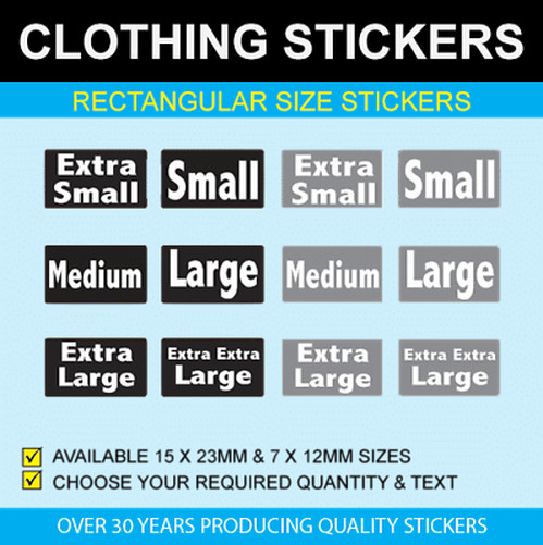 Rectangular Size Stickers