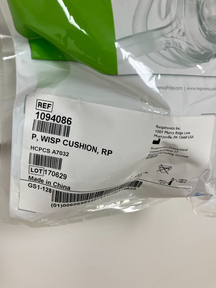 2 Philips Respironics WISP Replacement Nasal Cushion, Size P (Petite)