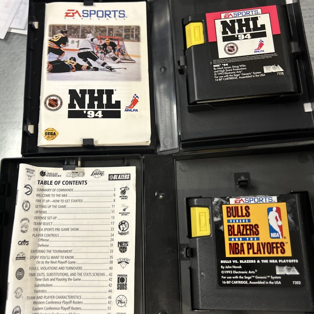 4 Sport Bundle - Sega Genesis - Authentic - Complete