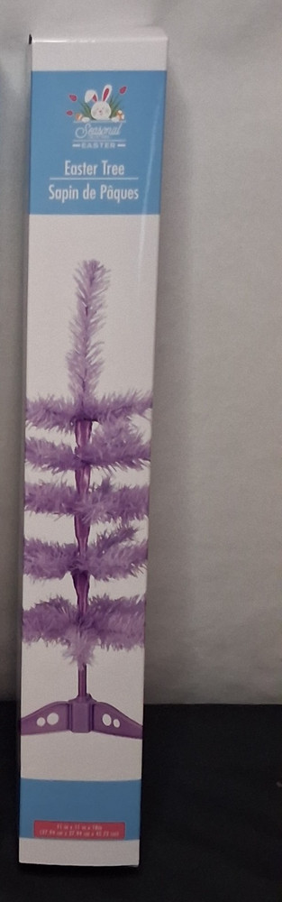 18" Mini Tabletop Artificial Easter Tree Purple Seasonal Collection