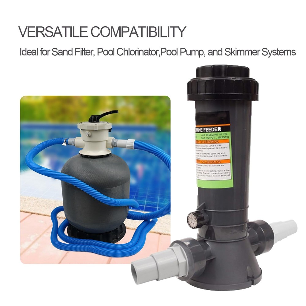 Universal Combo Pool Hose Adapter 3 pack-combo hose adapter, White-3