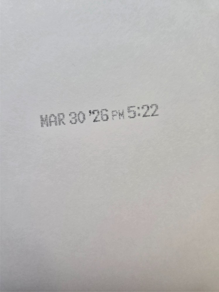 Lathem 1500E Electronic 18 Print Format LCD display Atomic Time Clock TESTED