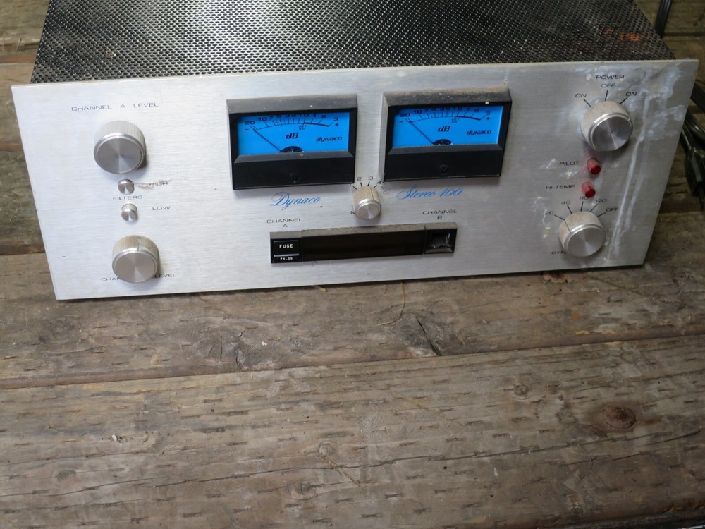 Dynaco Stereo 400 Power Amplifier With Meters