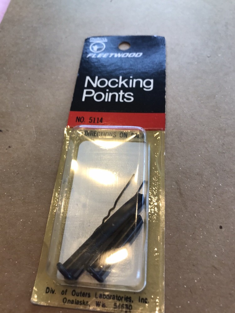 Outers Fleeteood.  Nocking Points #5114. 3 Pieces Pack.
