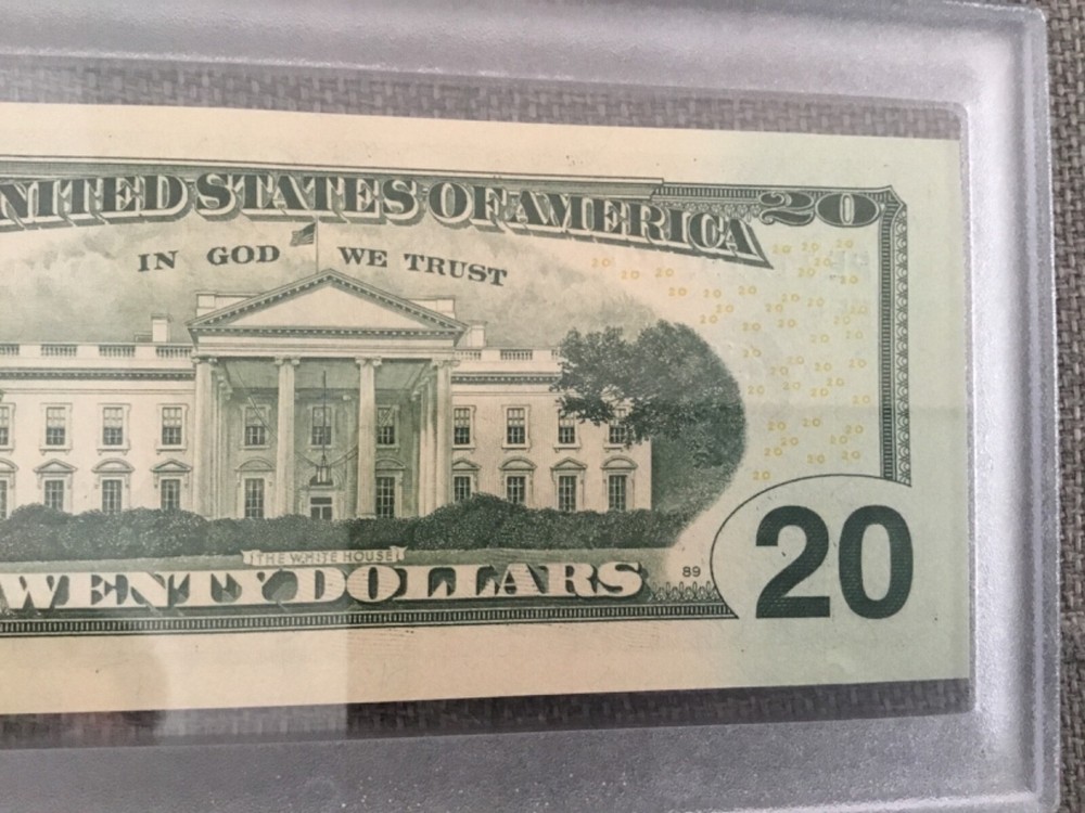 $20 TWENTY DOLLAR BILL - Binary True Repeater \ 6 of a kind and printing error