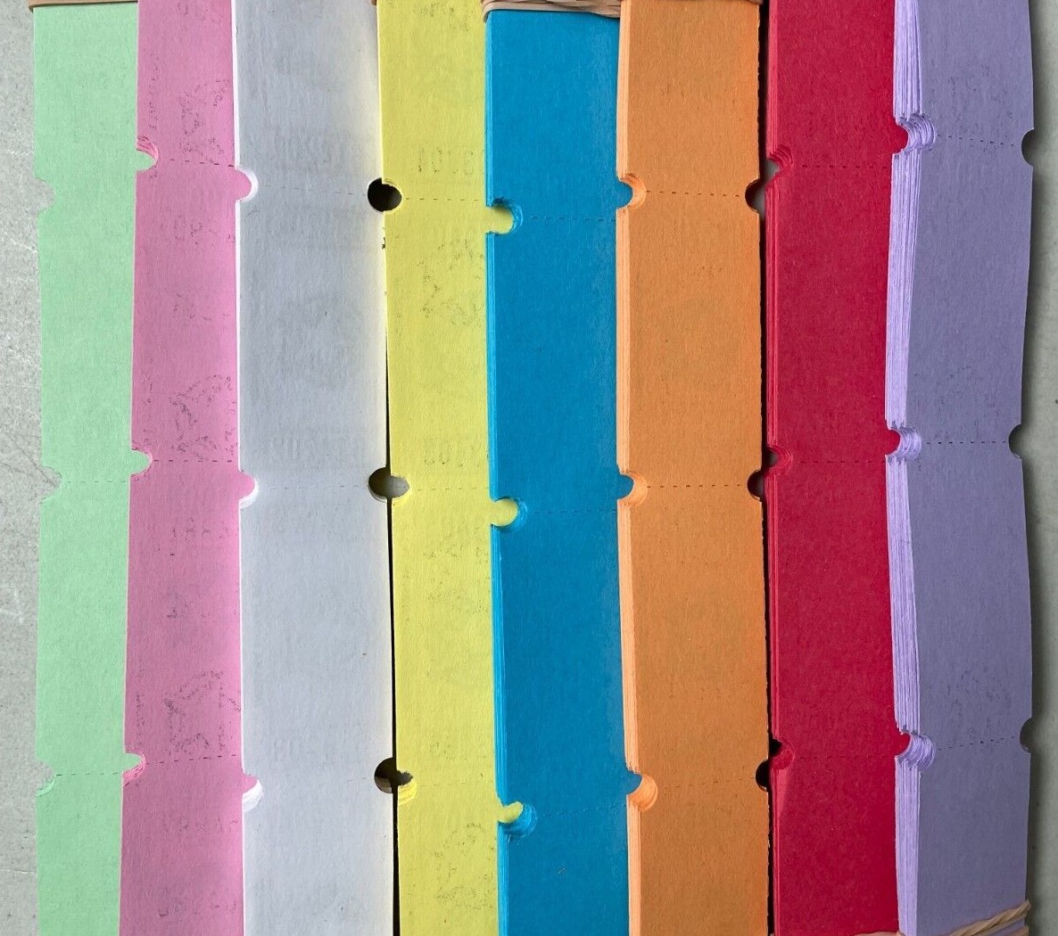 Star Raffle Tickets Single Stub Roll of 1000 Carnival Fun Fair Festival Raffle