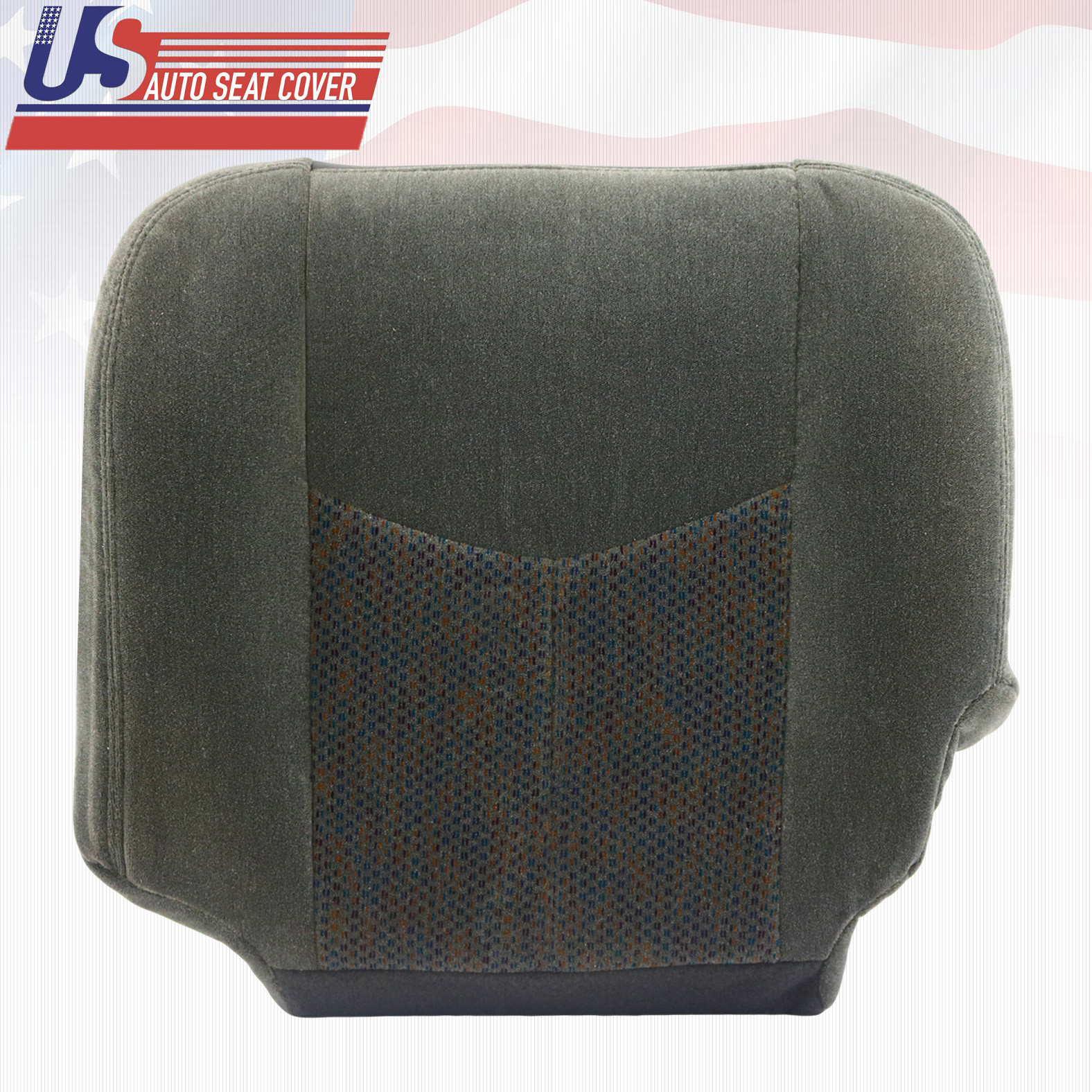 2003 To 2006 Chevy Silverado LS LT Z71 Driver Bottom Cloth Seat Cover Dark Gray