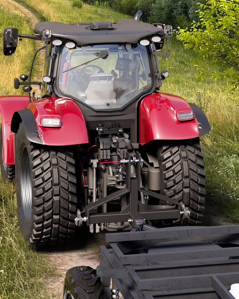 3 Point Quick Hitch 2" Receiver Hitch Compatible Category 1 Tractor Heavy Duty