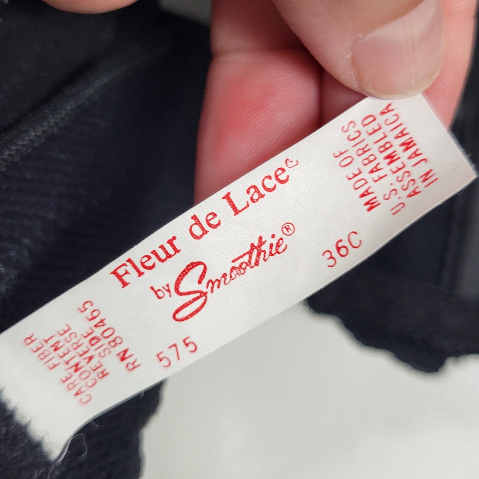 VTG Smoothie Fleur de Lace Strapless Bustier Corset Top Women 36C Black Festival